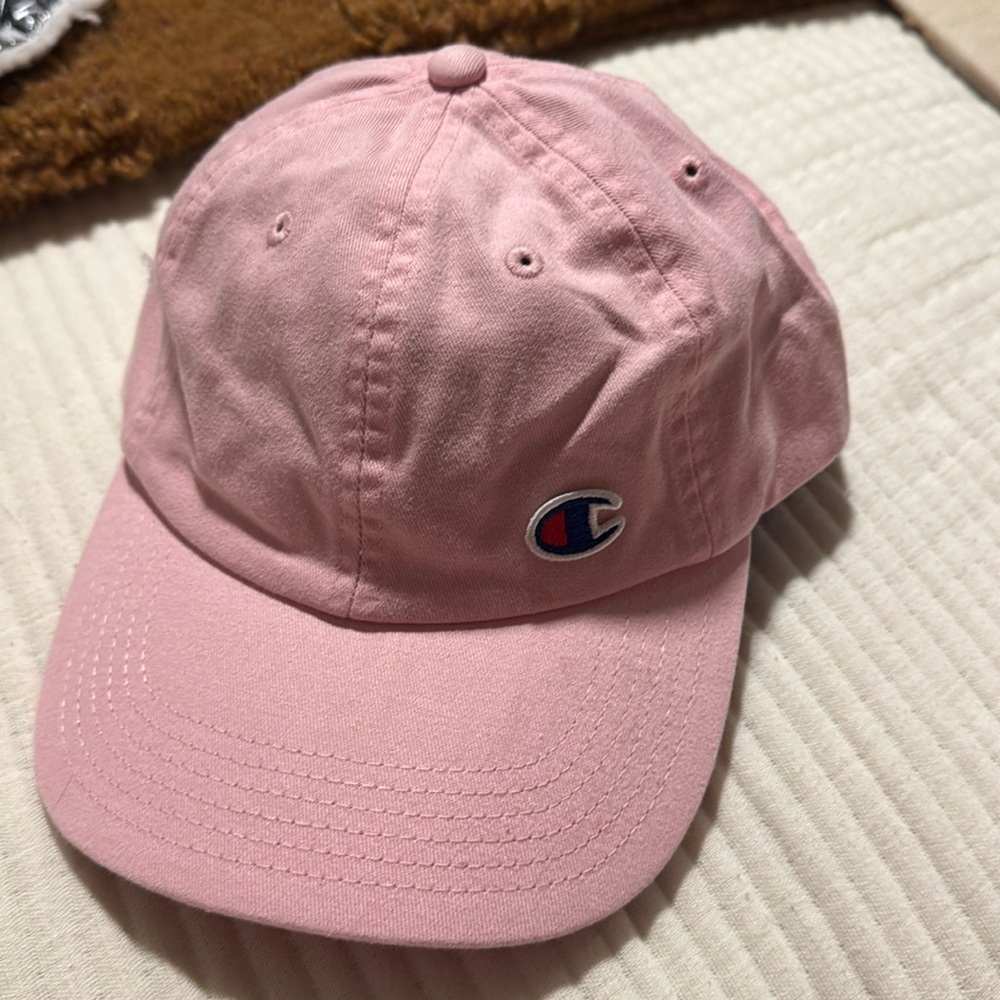 Champion pink hat
